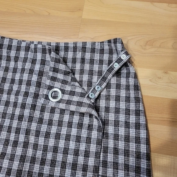 Harper Heritage Plaid Preppy School Girl Mini Skirt Size L NWT - Picture 3 of 6